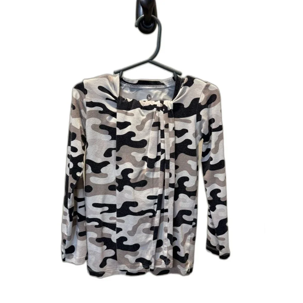 Baby Breez Neutral Camo BAMBOO pajama Long-Sleeve Top and pants 5/6